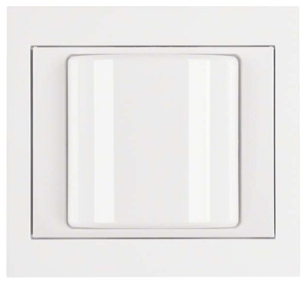 Berker 52037009 Lichtsignal mit Rahmen K.1 Polarweiß glänzend