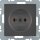 Berker 6167036086 Steckdose ohne Schutzkontakt Q.1/Q.3 Anthrazit samt