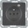Berker 6765096086 Steckdose mit Schutzkontaktstift und Kontroll-LED Q.1/Q.3 Anthrazit samt