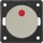 Berker 937622524 Kontroll-Ausschalter 2-polig 12V Rote Linse Kontroll-LED ITG Flow/Pure Edelstahl matt