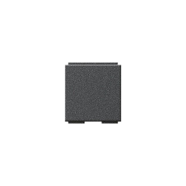Gira 264528 Uni-BlindAbdeckung Abdeckung Modular Jack 2-fach 30° + Beschriftungsfeld System 55 Anthrazit