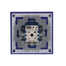Busch-Jaeger 2000/6 UJ/02 Fanschalter FC Schalke 04 Aus- und Wechselschaltung (Thermoplast) 2CKA001012A2200