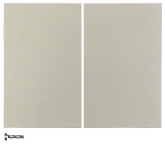 Berker 85142173 Taste 2-fach K.5 Edelstahl lackiert