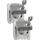 Merten MEG2424-8029 SCHUKO-Steckdose abschließbar...