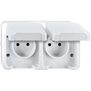 Merten MEG2520-8029 Doppelsteckdose mit...