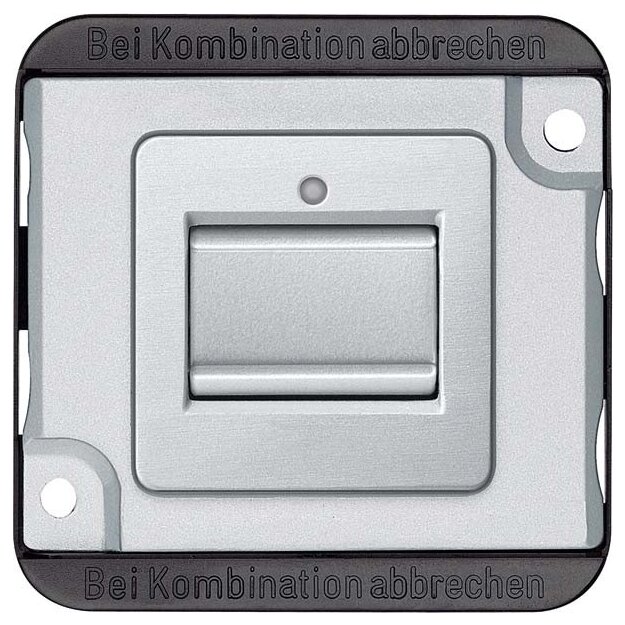 Merten MEG3116-7060 Aus/Wechselschalter-Einsatz 1-polig 10 AX AC 250 V Mattsilber PANZER