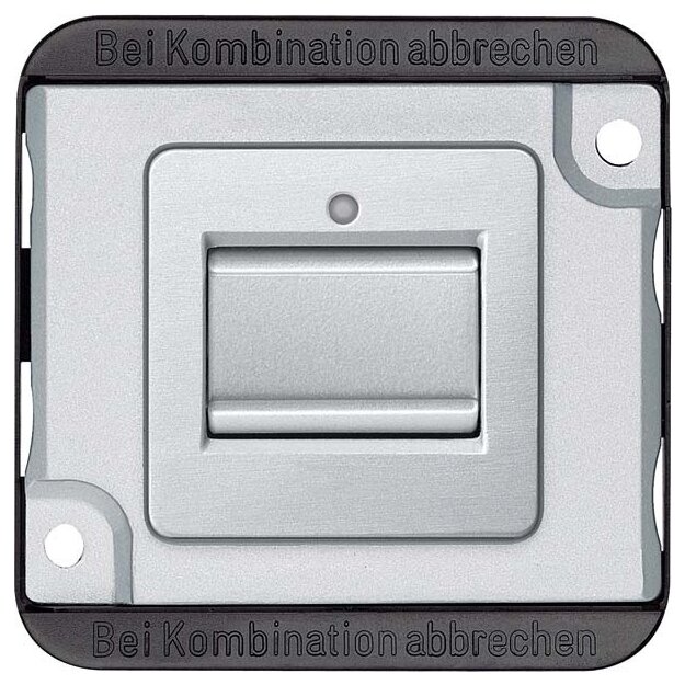 Merten MEG3117-7060 Kreuzschalter-Einsatz 1-polig 10 AX AC 250 V Mattsilber PANZER