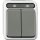 Merten MEG3755-8029 Rollladentaster 1-polig Lichtgrau AQUASTAR