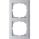 Merten MEG4020-3660 M-Pure-Rahmen 2-fach Aluminium M-Pure