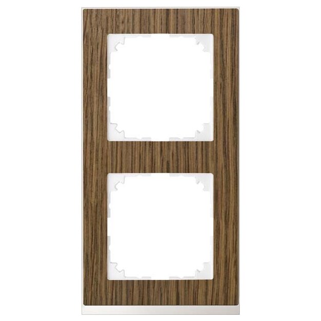 Merten MEG4020-3674 M-Pure Decor-Rahmen 2-fach Eiche/Aktivweiß M-Pure Decor