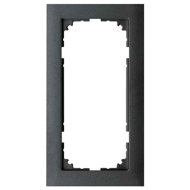 Merten MEG4025-3614 M-Pure-Rahmen 2-fach ohne Mittelsteg Anthrazit M-Pure