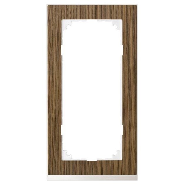 Merten MEG4025-3674 M-Pure Decor-Rahmen 2-fach ohne Mittelsteg Eiche/Aktivweiß M-Pure Decor