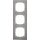 Merten MEG4030-3646 M-Pure Decor-Rahmen 3-fach Edelstahl/Aluminium M-Pure Decor