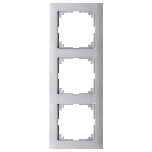 Merten MEG4030-3660 M-Pure-Rahmen 3-fach Aluminium M-Pure