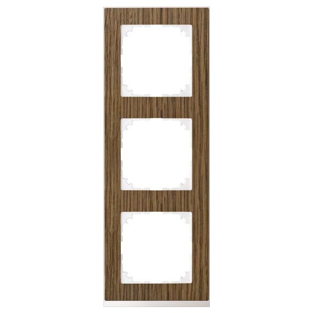 Merten MEG4030-3674 M-Pure Decor-Rahmen 3-fach Eiche/Aktivweiß M-Pure Decor
