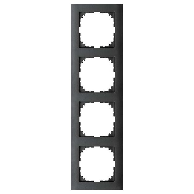 Merten MEG4040-3614 M-Pure-Rahmen 4-fach Anthrazit M-Pure