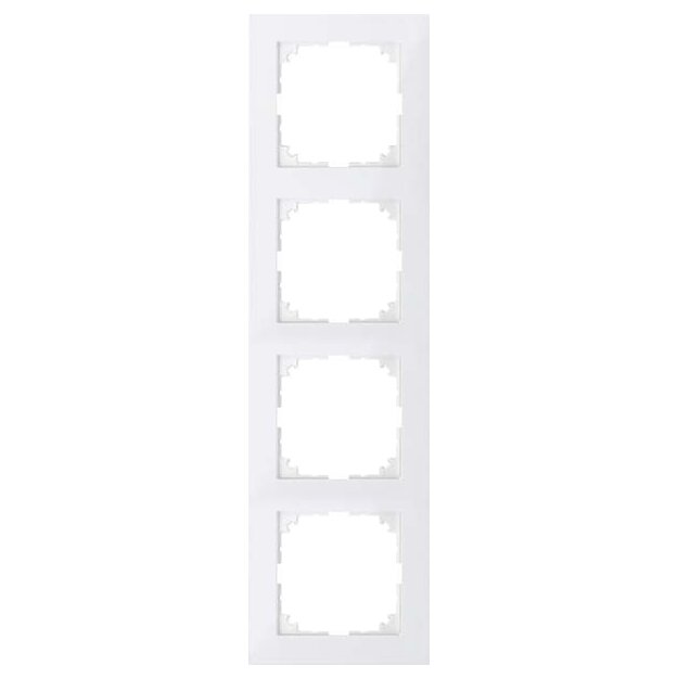 Merten MEG4040-3619 M-Pure-Rahmen 4-fach Polarweiß M-Pure