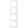 Merten MEG4040-3619 M-Pure-Rahmen 4-fach Polarweiß M-Pure