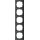 Merten MEG4050-3614 M-Pure-Rahmen 5-fach Anthrazit M-Pure