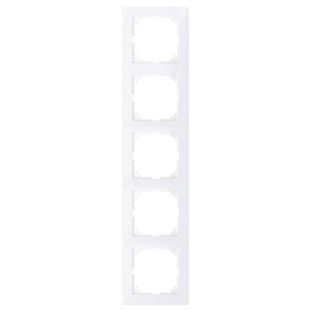 Merten MEG4050-3625 M-Pure-Rahmen 5-fach Aktivweiß M-Pure