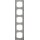 Merten MEG4050-3646 M-Pure Decor-Rahmen 5-fach Edelstahl/Aluminium M-Pure Decor