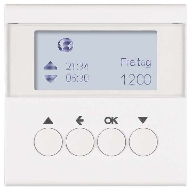 Berker 85741188 Jalousie-Schaltuhr S.1/B.3/B.7 Polarweiß matt
