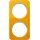 Berker 10122339 Rahmen 2-fach R.1 Acryl Orange transparent/Polarweiß glänzend