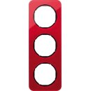 Berker 10132344 Rahmen 3-fach R.1 Acryl Rot...