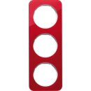 Berker 10132349 Rahmen 3-fach R.1 Acryl Rot...