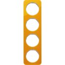 Berker 10142339 Rahmen 4-fach R.1 Acryl Orange...