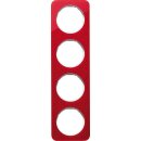 Berker 10142349 Rahmen 4-fach R.1 Acryl Rot...