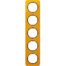Berker 10152334 Rahmen 5-fach R.1 Acryl Orange...