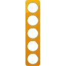 Berker 10152339 Rahmen 5-fach R.1 Acryl Orange...