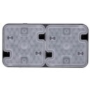 Berker 47843515 Steckdose SCHUKO 2-fach waagerecht mit Klappdeckel 2 Schieber W.1 Grau