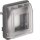 Berker 18213500 Adapter-Einsatz mit Klappdeckel zur Aufnahme von Geräten 45x45 mm W.1