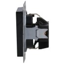 Jung A1520BFSW SCHUKO® Steckdose (Thermoplast bruchsicher) Schwarz Serie A