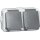 Peha 00306211 Steckdose SCHUKO 2-fach Grau