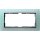 Gira 100251 Abdeckrahmen 2-fach ohne Mittelsteg Zwischenrahmen Farbe Alu Gira Event Opak Mint