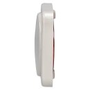 Busch-Jaeger 2115-212 Zentralscheibe mit Drehknopf, Bef.-Mutter und Glimmlampe (Thermoplast) Weiß Busch-Duro 2000® SI 2CKA006599A1334