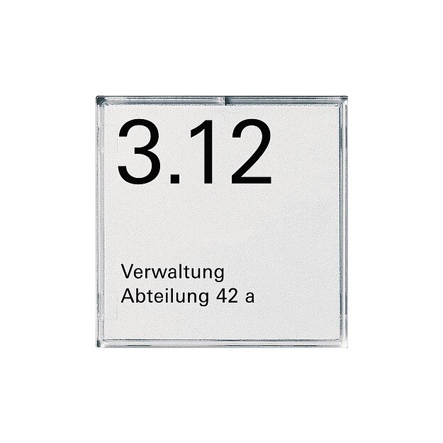 Gira 107100 Namens-/Türschild 1-fach Zubehör