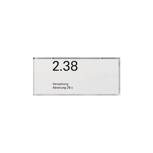 Gira 107200 Namens-/Türschild 2-fach Zubehör