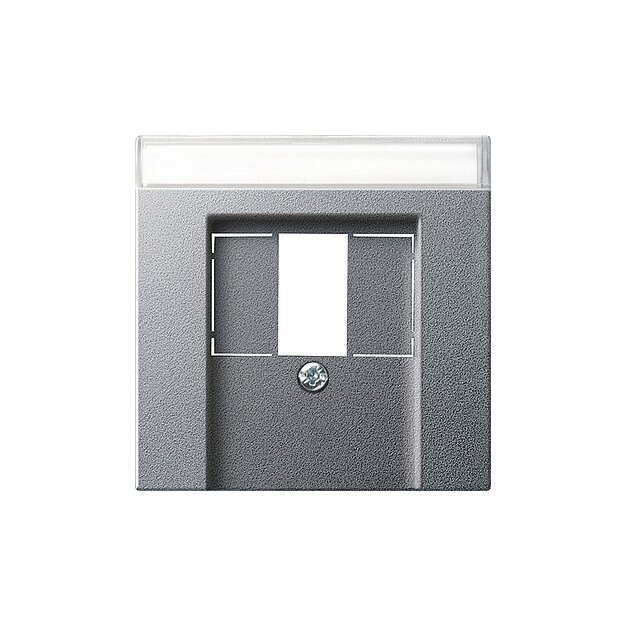 Gira 087626 Abdeckung Beschriftungsfeld TAE USB System 55 Farbe Alu