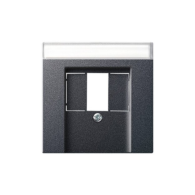 Gira 087628 Abdeckung Beschriftungsfeld TAE USB System 55 Anthrazit