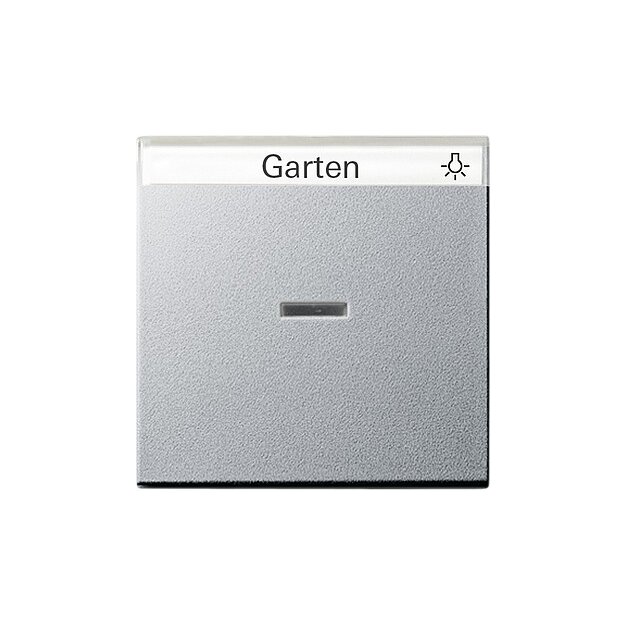 Gira 067026 Wippe Kontrollfunktion + Beschriftungsfeld System 55 Farbe Alu