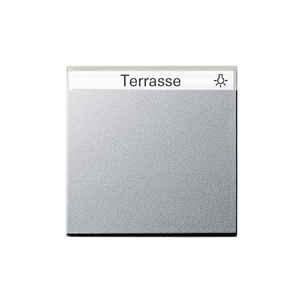 Gira 029926 Wippe Beschriftungsfeld System 55 Farbe Alu
