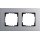 Gira 021217 Abdeckrahmen 2-fach Gira Esprit Aluminium