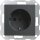 Gira 046628 Schuko ohne Befestigungskrallen System 55 Anthrazit