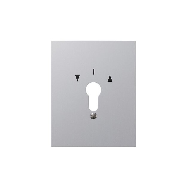 Gira 009730 MetallAbdeckung + Symbole WG AP Aluminium