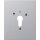 Gira 009730 MetallAbdeckung + Symbole WG AP Aluminium