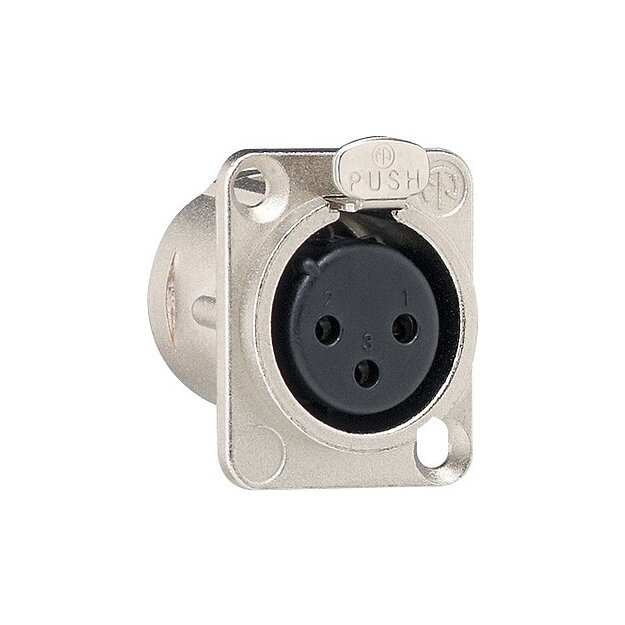 Gira 003600 XLR D-Serie Flanschbuchse 3-polig Zubehör